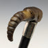 1896 British Antique Men's Cane Horn Elephant Handle 86cm